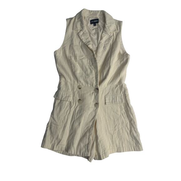 Steve Madden Paris Romper Ivory New - Picture 4 of 6